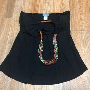 Vizio exotic black top